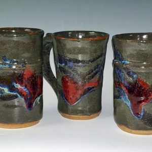Stoneware Mugs in 5different styles