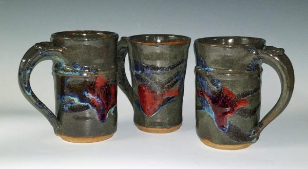 Stoneware Mugs in 5different styles