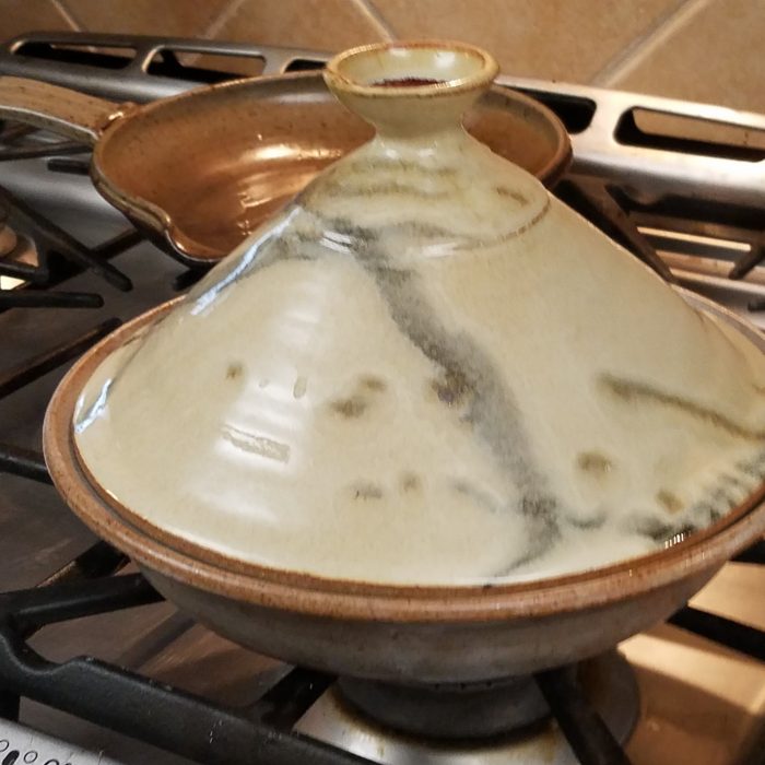 Tagine with Flameware Pan For Stovetop or Oven