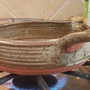 All ceramic flameware cazuela for Mexican rice