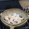 Veggies, shrimp, fish, and more grill best in all ceramic grill basket